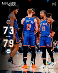 79比73！NBA近8年最低分一战 尼克斯76人带你穿越