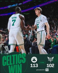 英雄联盟世界赛-单赛季2000分创队史纪录！布朗35+9被挺MVP 塔图姆复出助他剑指一阵|绿凯|波士顿凯尔特人队|杰森-塔图姆|NBA常规赛|夏洛特黄蜂队_新浪新闻